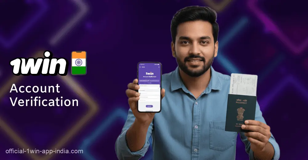 Account verification in the 1win India mobile app